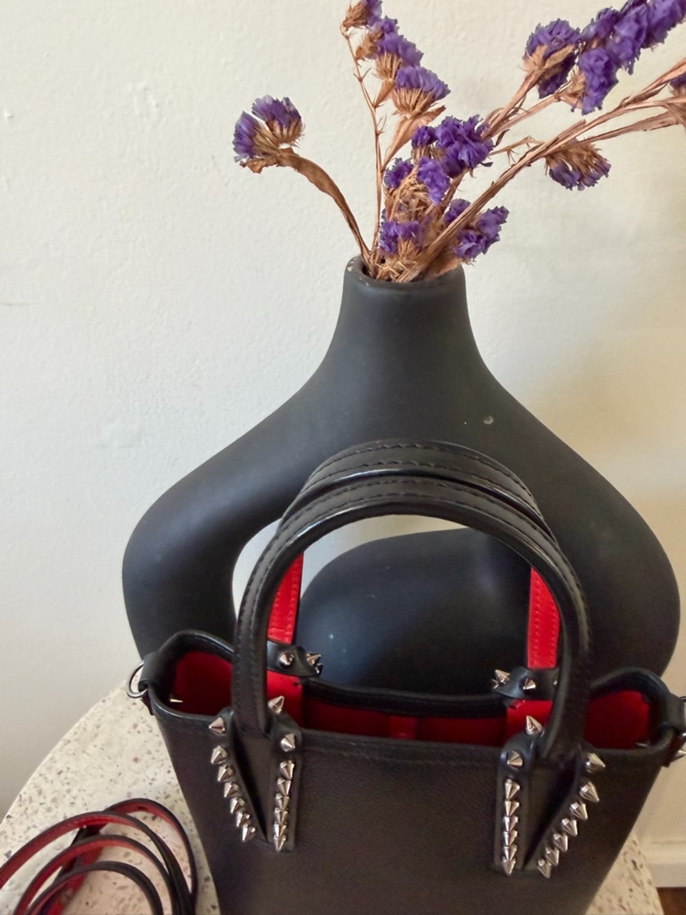 CHRISTIAN LOUBOUTIN CABATA MINI TOTE BAG - Picture 5 of 13